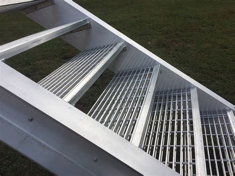 aluminum stair and ramp fabrication|custom made aluminum stairs.